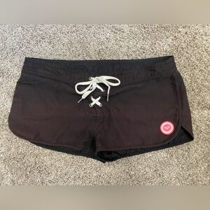 Roxy black boardshorts size 3